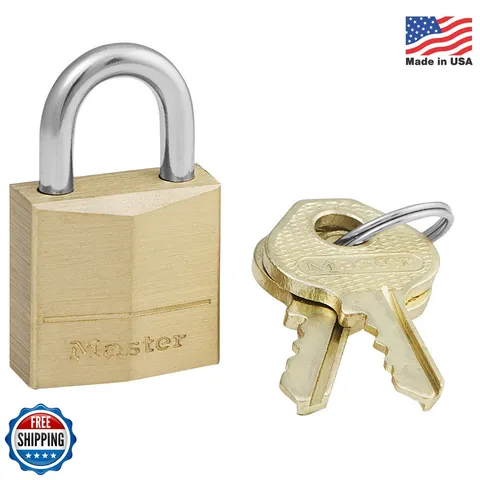 Master Lock 120D Brass Padlock
