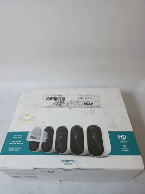 ARLO 5 Pack Security System,Advanced Video & Audio Detection-3RD Generation. A3