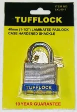 Tufflock 40mm/1.5" Laminated Padlock with Case Hardened Shackle