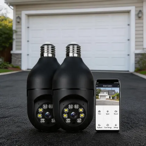 2Pack Wifi 1080P HD Camera Infrared Night Vision with Bulb for Remote