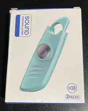 2 Personal Safety Alarm for Women 140db Siren, Light & Key Chain~MINT GREEN