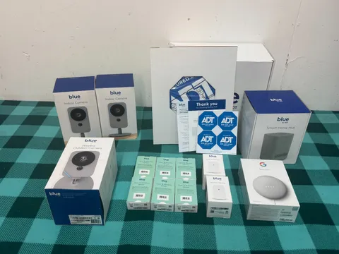 ADT Blue DIY Wireless Security System w Base Nest 8 Sensors 3 Cameras New In Box