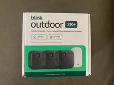SEALED BLINK OUTDOOR 2K+ WIRELESS SECURITY CAMERA 3 CAMERA SYSTEM