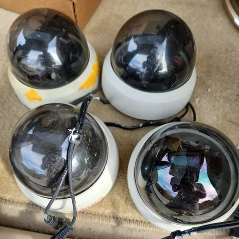 Lot 4 ADEMCO 3" color dsp Varifocal Dome Video Camera - AD3VC4