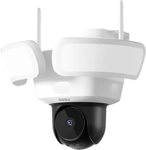 aosu Floodlight Cam Pro 360 PTZ Wi-Fi 3K Camera 2600-Lumen Light New Sealed