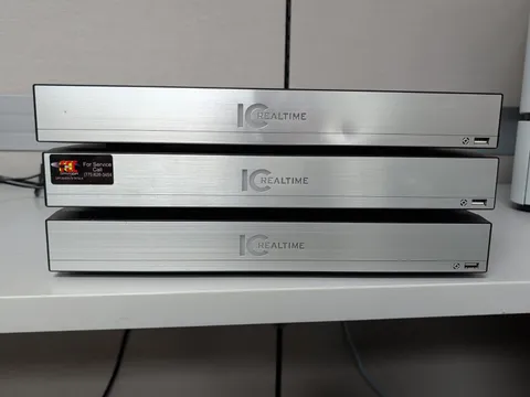 2- IC Realtime NVR708NS-P And 1- IC Realtime NVR704NS-P Lot Of 3. See Pics/Read 