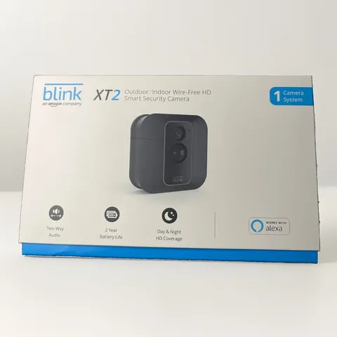 Blink XT2 1080p Smart  Home Security Camera System Open Box