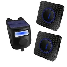 Wireless Doorbell and Motion Sensor Alarm | Long Range Driveway Alert System ...