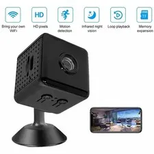 Mini 4K Wireless WiFi Home Security Camera - Baby Pet Motion Detection
