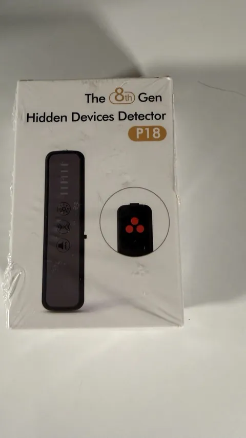 Hidden Camera Detector P18 8th Gen Wireless Infrared Indoor Only Black