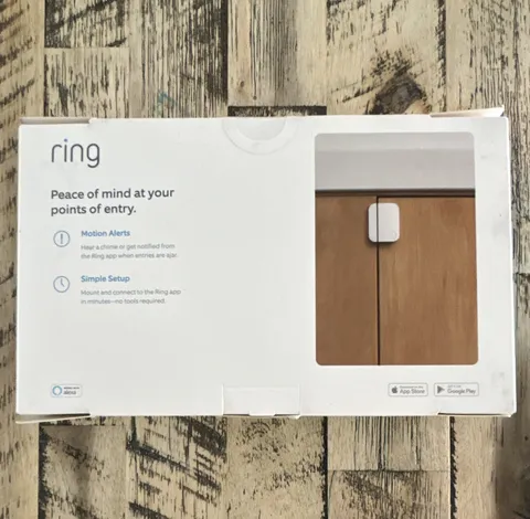 Ring Contact Sensor 6 Pack White Wireless for Ring Alarm Indoor, Works w/ Alexa