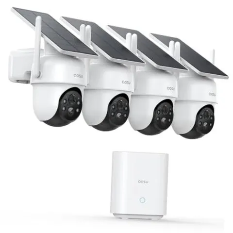 Security Cameras Outdoor Wireless, 4 Cam-Kit, No Subscription 4-Cam-Kit