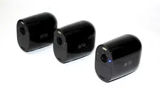 3 Arlo Essential VMC2030 Spotlight Indoor/Outdoor 1080p Camera Black AS IS