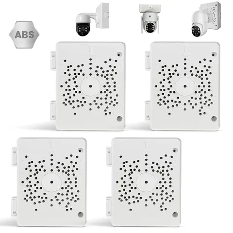 4 Pack PTZ Camera Junction Box IP65 Waterproof CCTV Cable Concealment Box