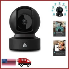 Indoor Pan/Tilt Security Camera 1080p with Motion Detection & Night Vision