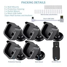 All New Blink Outdoor 4th & 3rd Gen Camera Mount Bracket5 Pack Full Weather P...