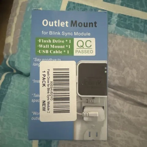 Blink Sync Module Outlet Mount Flash Drive Wall Mount USB Cable