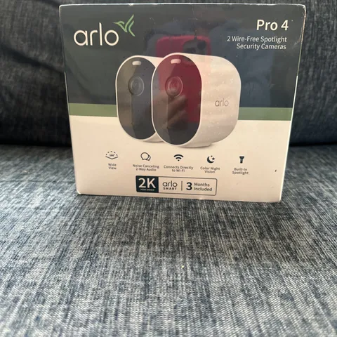 BRAND NEW. SEALED BOX. Arlo 2 Wire-free Spotlight Security Cameras.