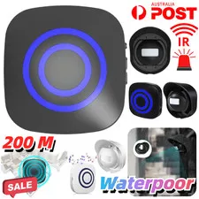 Wireless Driveway Alarm PIR Motion Doorbell Waterproof Security System Alert AU