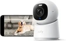 eufy Security 4K Indoor E30, No Subscription, Work as Pet Monitor, Pan&Tilt, AI