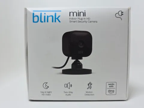 Blink Mini Indoor HD Security Camera - Black - New in Box
