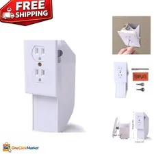 Portable Wall Socket Diversion Safe – Key Lock for Secure Storage of Valuables