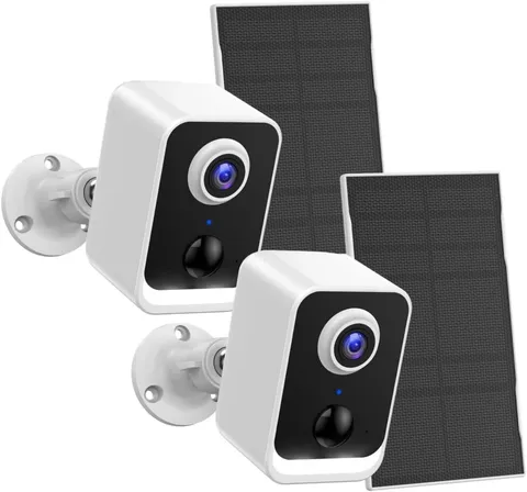 Security Cameras Wireless Outdoor: Solar Power Cameras for Home Security WiFi Ba