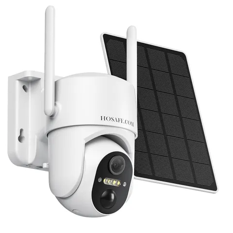 Solar Security Cameras Wireless Outdoor, Free Cloud Storage, WiFi Cameras for...