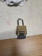 NEW - Master Lock Steel Resettable Double Locking Combination Padlock, 175D
