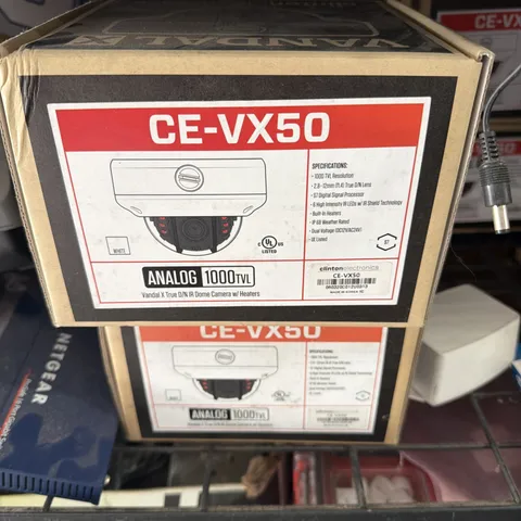 Clinton Electronics CE-VX50 (White) Vandal X IR Dome Camera MSRP: $650 m373