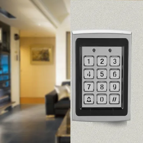 125KHz Top Metal  Card Reader Password Door Access Control Keypad