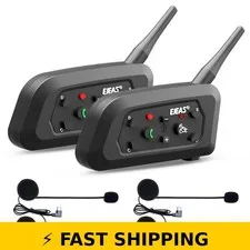 EJEAS V6 Bluetooth Headset for Motorcycle Intercom Communication System
