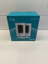 Ring Stick Up Cam Battery Wireless Outdoor/Indoor White 2-Pack NEW With Batterys