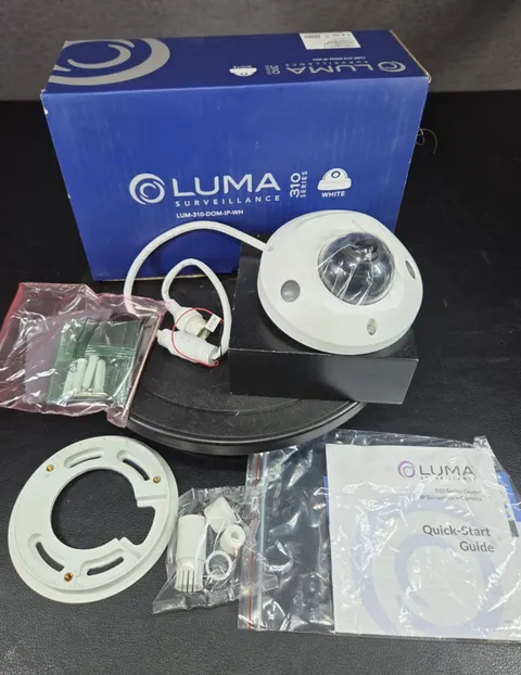 Luma 310 Series Dome Camera LUM-310-DOM-IP-WH (White) Home Security Open Box