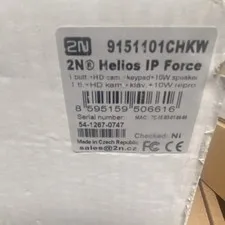 2N Helios IP Force Audio Intercom HD Camera Keypad 10W Speaker MPN 9151101CHKW