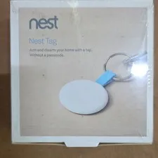 Nest Tag NFC Keychain Key Fob for Nest Secure Home Alarm System, White