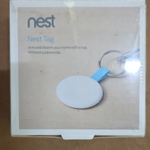 Nest Tag NFC Keychain Key Fob for Nest Secure Home Alarm System, White