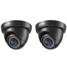 2Pcs 2MP Hardwired Hybrid 4 in 1 TVI CVI AHD CVBS Security Camera Outdoor for 96
