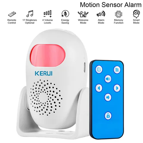 PIR Anti-theft Alarm 100dB Loud Sound With Remote Control Home Entrance Alert