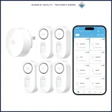 WiFi Water Leak Detector with 1804 ft Connectivity and Multiple Alarm Methods