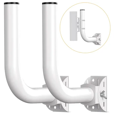 Networks Pole Mount Bracket, Universal 150° Adjustable Pole & Wall Mount for ...