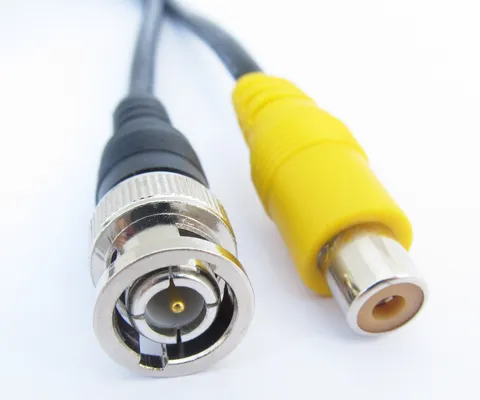 1pc 1M/3ft Coax Jumper Test Cable BNC Male to RCA Female Phono for CCTV Cameras