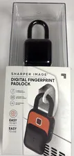 Sharper Image Fingerprint Digital Smart Padlock for Locker Bike Door Gate Home