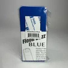 Flood Buzz Blue Water Leak Alarm Siren 110 DB Sensor Battery New