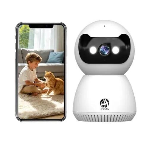 2K Indoor Security Camera, 5G/2.4G WiFi Pet Camera, Color Night Vision, PTZ A...