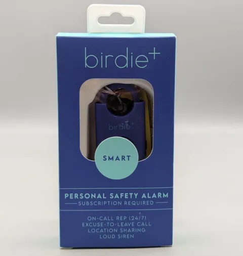 New Birdie + Plus Smart Personal Safety Alarm for Women Indigo