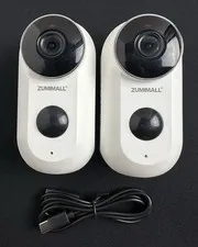 Lot Of 2 ZUMIMALL Security Camera Body And USB Cable Only ( Model F5 ) For Parts