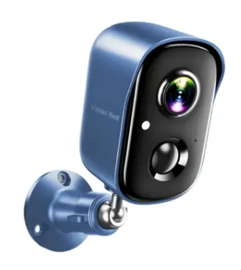 TWO Vision Well CG6S Battery Wireless Security Camera 1080P Blue NEW IN BOX