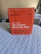 RadioShack Safe House Two-Sound Electronic Siren 49-488F - New - Open Box 