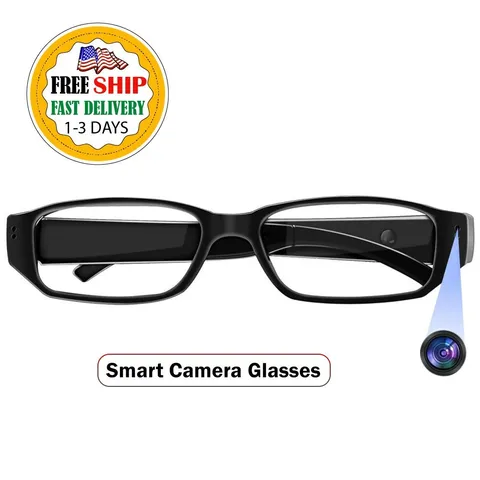 Lentes con Camara Espia Escondida Oculta Espejuelos Espias Grabador Escondida